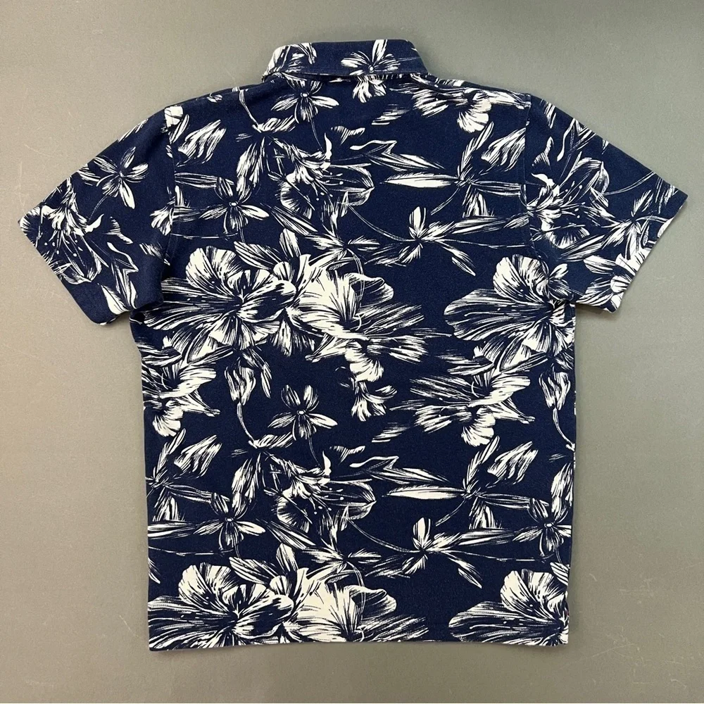 Y2K Floral Polo Shirt - Picture 2 of 9